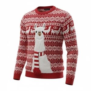 Sz XL Blizzard Bay Llama Christmas Sweater